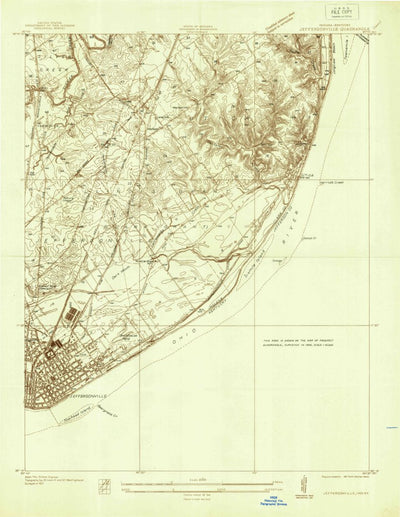 United States Geological Survey Jeffersonville, IN-KY (1937, 24000-Scale) digital map