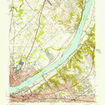 United States Geological Survey Jeffersonville, IN-KY (1955, 24000-Scale) digital map