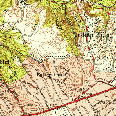 United States Geological Survey Jeffersonville, IN-KY (1955, 24000-Scale) digital map