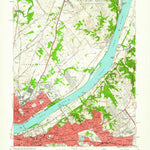 United States Geological Survey Jeffersonville, IN-KY (1960, 24000-Scale) digital map