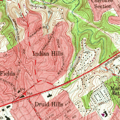 United States Geological Survey Jeffersonville, IN-KY (1965, 24000-Scale) digital map