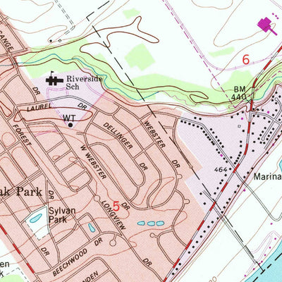 United States Geological Survey Jeffersonville, IN-KY (1993, 24000-Scale) digital map