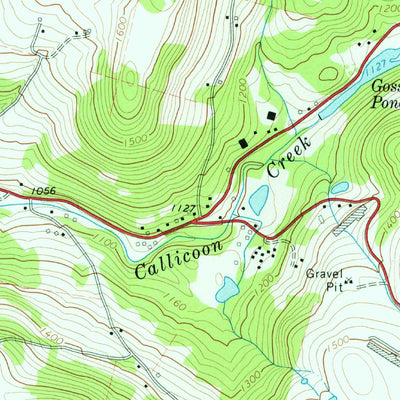 United States Geological Survey Jeffersonville, NY (1965, 24000-Scale) digital map