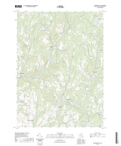 United States Geological Survey Jeffersonville, NY (2023, 24000-Scale) digital map