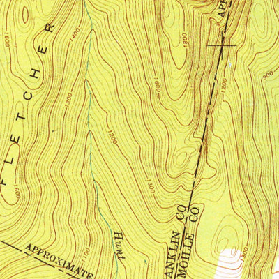 United States Geological Survey Jeffersonville, VT (1948, 24000-Scale) digital map