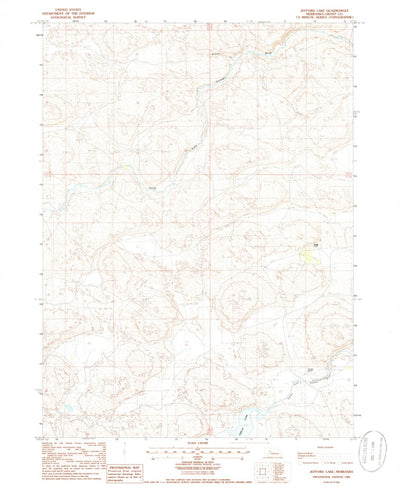 United States Geological Survey Jefford Lake, NE (1985, 24000-Scale) digital map