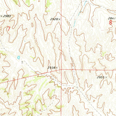 United States Geological Survey Jeffrey Reservoir, NE (1970, 24000-Scale) digital map