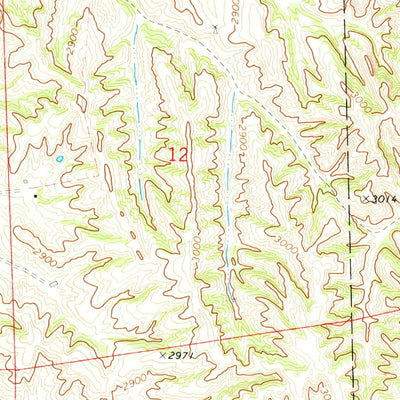 United States Geological Survey Jeffrey Reservoir, NE (1970, 24000-Scale) digital map