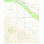 United States Geological Survey Jeffrey Reservoir NE, NE (1970, 24000-Scale) digital map