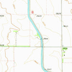 United States Geological Survey Jeffrey Reservoir NE, NE (1970, 24000-Scale) digital map