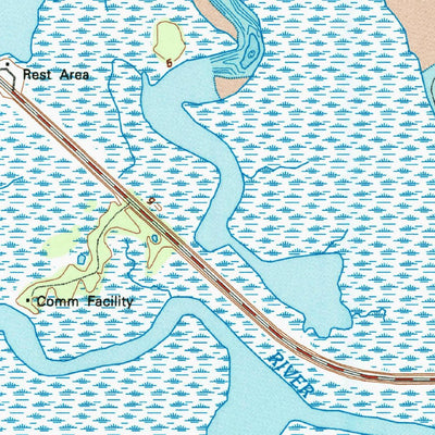 United States Geological Survey Jekyll Island, GA (1993, 24000-Scale) digital map