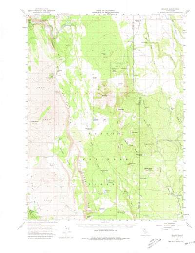 United States Geological Survey Jellico, CA (1957, 62500-Scale) digital map