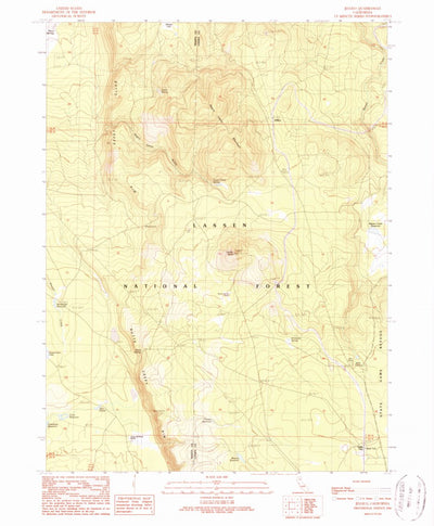 United States Geological Survey Jellico, CA (1990, 24000-Scale) digital map