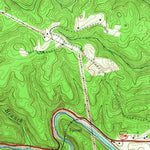 United States Geological Survey Jellico East, TN-KY (1953, 24000-Scale) digital map
