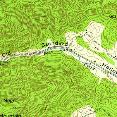 United States Geological Survey Jellico West, TN-KY (1953, 24000-Scale) digital map
