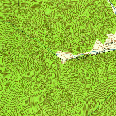 United States Geological Survey Jellico West, TN-KY (1953, 24000-Scale) digital map