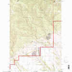 United States Geological Survey Jellison Place, MT (1995, 24000-Scale) digital map