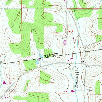 United States Geological Survey Jelloway, OH (1961, 24000-Scale) digital map