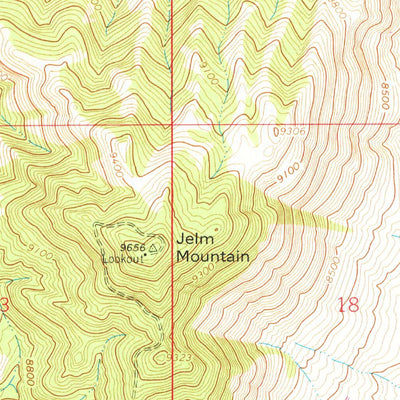 United States Geological Survey Jelm Mountain, WY (1963, 24000-Scale) digital map
