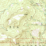 United States Geological Survey Jemez Pueblo, NM (1969, 24000-Scale) digital map