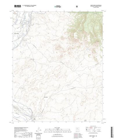 United States Geological Survey Jemez Pueblo, NM (2023, 24000-Scale) digital map