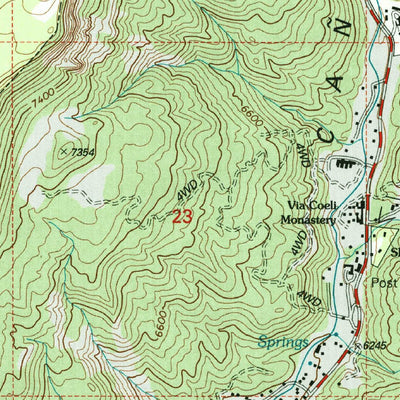 United States Geological Survey Jemez Springs, NM (2002, 24000-Scale) digital map