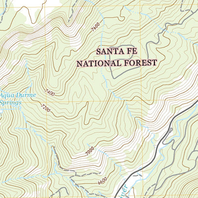 United States Geological Survey Jemez Springs, NM (2020, 24000-Scale) digital map