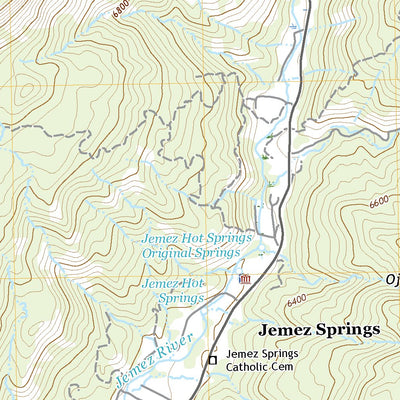 United States Geological Survey Jemez Springs, NM (2020, 24000-Scale) digital map