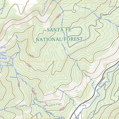 United States Geological Survey Jemez Springs, NM (2023, 24000-Scale) digital map