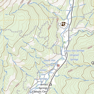 United States Geological Survey Jemez Springs, NM (2023, 24000-Scale) digital map