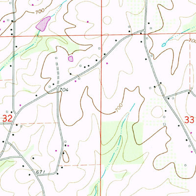 United States Geological Survey Jemison East, AL (1971, 24000-Scale) digital map