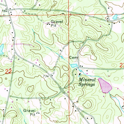 United States Geological Survey Jemison East, AL (1971, 24000-Scale) digital map