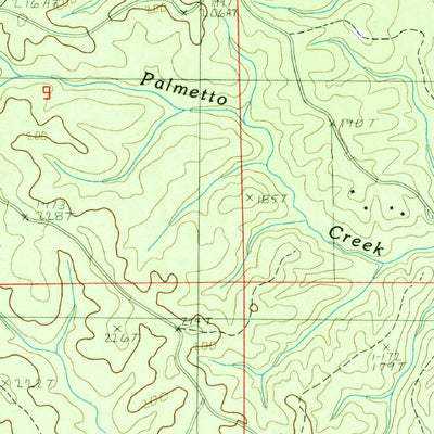 United States Geological Survey Jena East, LA (1985, 24000-Scale) digital map
