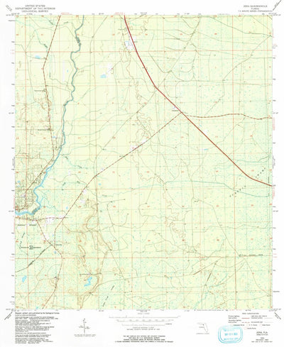 United States Geological Survey Jena, FL (1954, 24000-Scale) digital map