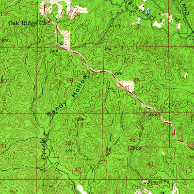 United States Geological Survey Jena, LA (1958, 62500-Scale) digital map