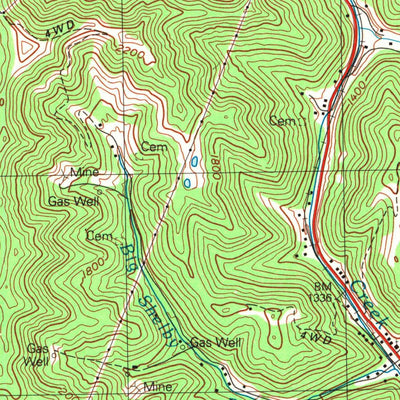 United States Geological Survey Jenkins East, KY-VA (1992, 24000-Scale) digital map