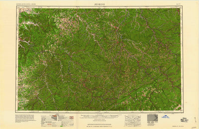 United States Geological Survey Jenkins, KY-VA-WV (1960, 250000-Scale) digital map