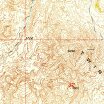 United States Geological Survey Jenkins Mountain, WY (1951, 24000-Scale) digital map