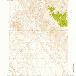 United States Geological Survey Jenkins Mountain, WY (1957, 24000-Scale) digital map