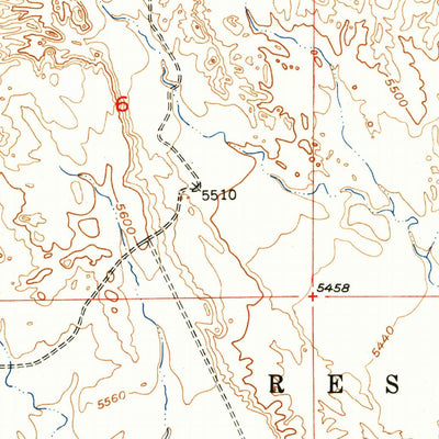 United States Geological Survey Jenkins Mountain, WY (1957, 24000-Scale) digital map