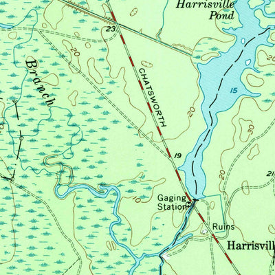 United States Geological Survey Jenkins, NJ (1956, 24000-Scale) digital map