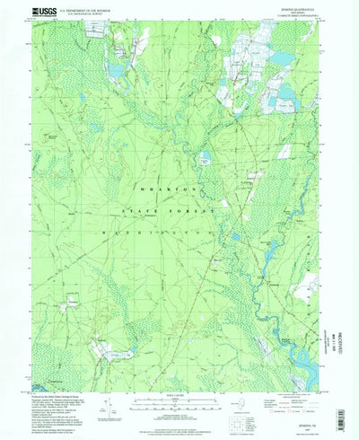 United States Geological Survey Jenkins, NJ (1997, 24000-Scale) digital map