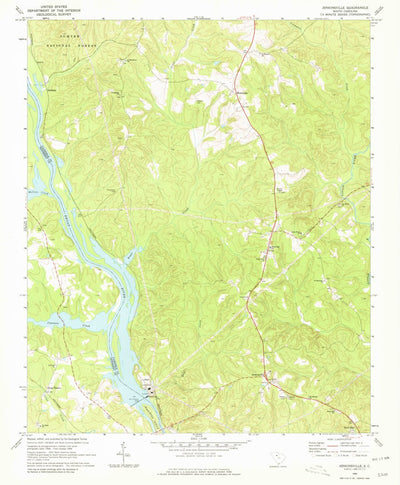 United States Geological Survey Jenkinsville, SC (1969, 24000-Scale) digital map