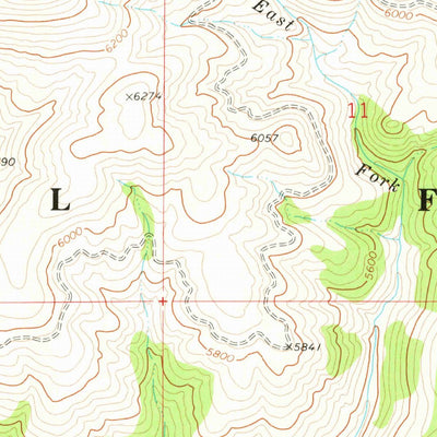 United States Geological Survey Jennings Camp Creek, MT (1977, 24000-Scale) digital map