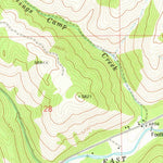 United States Geological Survey Jennings Camp Creek, MT (1977, 24000-Scale) digital map