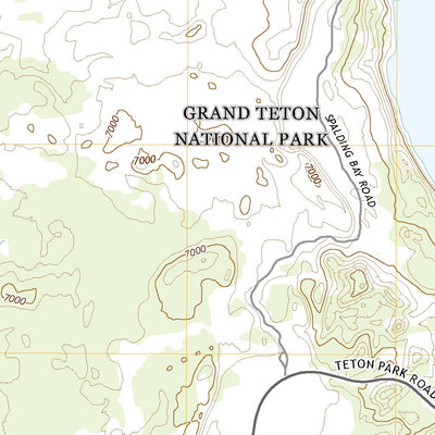 United States Geological Survey Jenny Lake, WY (2021, 24000-Scale) digital map