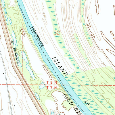 United States Geological Survey Jericho, AR-TN (1970, 24000-Scale) digital map