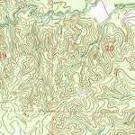 United States Geological Survey Jericho, LA (1954, 24000-Scale) digital map
