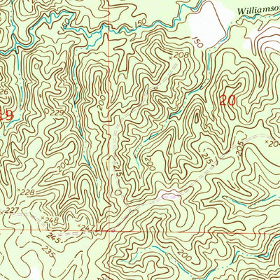 United States Geological Survey Jericho, LA (1954, 24000-Scale) digital map
