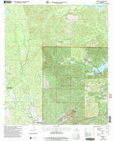 United States Geological Survey Jericho, LA (2003, 24000-Scale) digital map